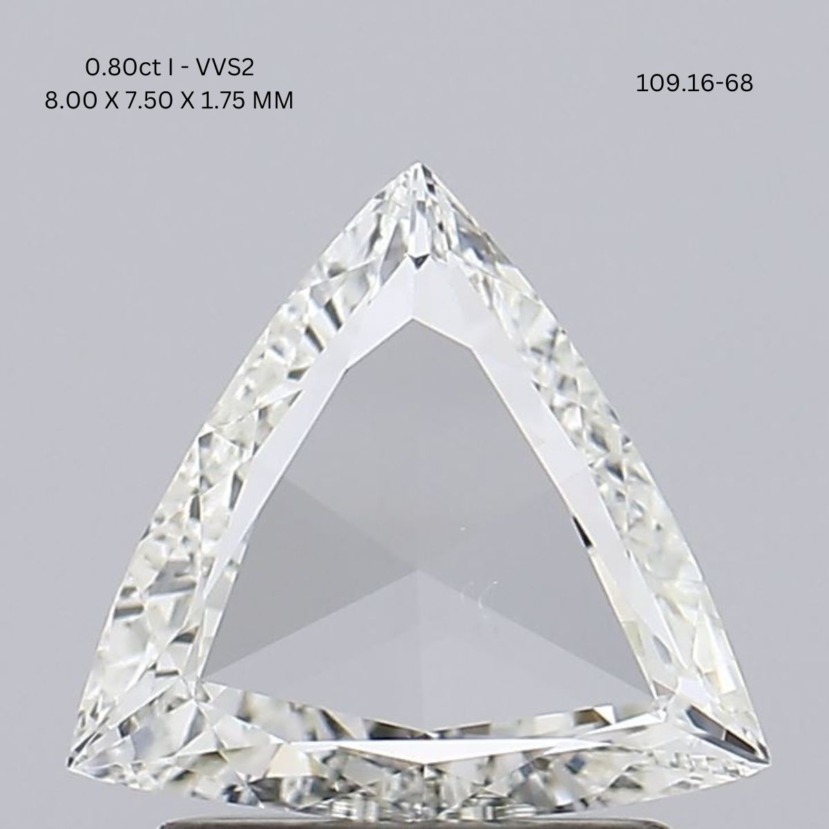 1.6 CT I VVS2 TRIANGULAR diamond Pairs Inventory
