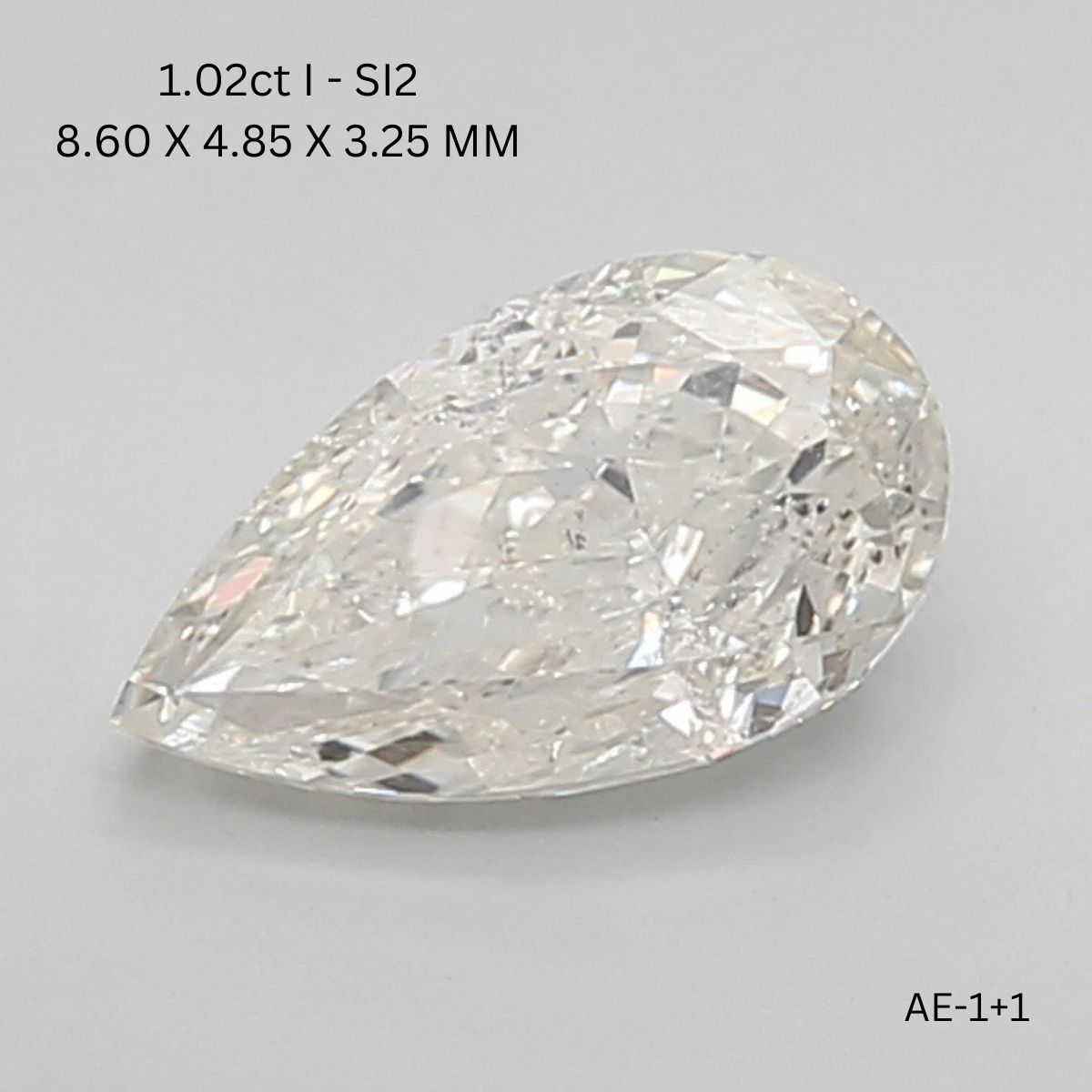 1.02 CT I SI2 PEAR diamond Fancy Shape