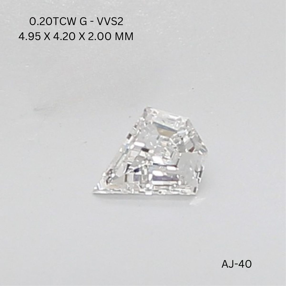 0.20 CT G VVS2 SHIELD diamond Fancy Shape