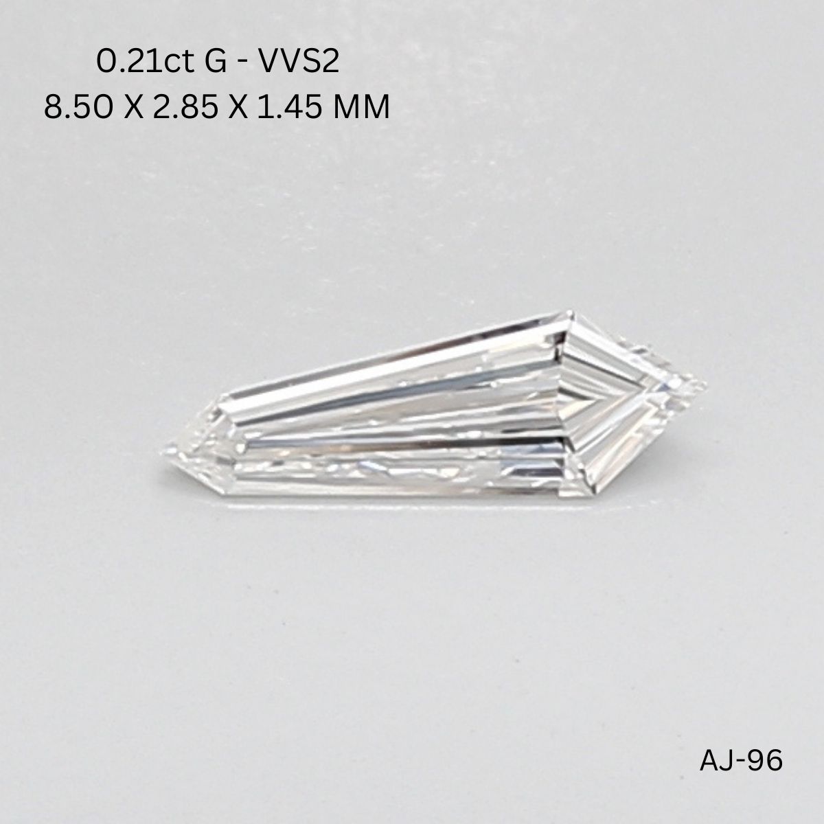 0.21 CT G VVS2 SHIELD diamond Fancy Shape