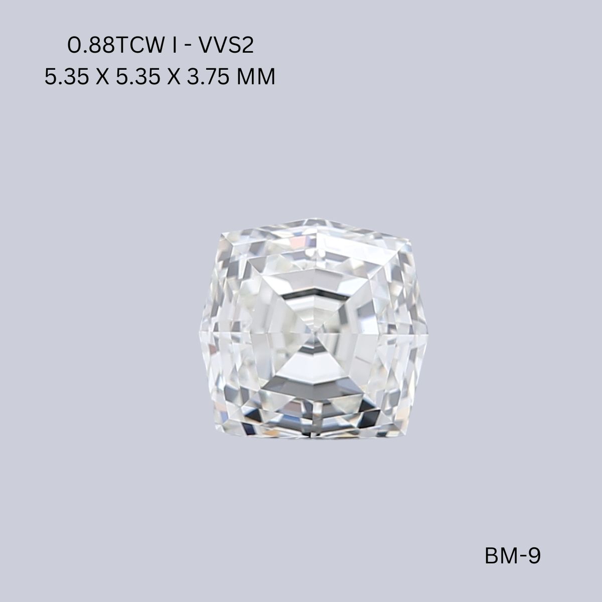 0.88 CT I VVS2 OCTAGONE diamond Fancy Shape