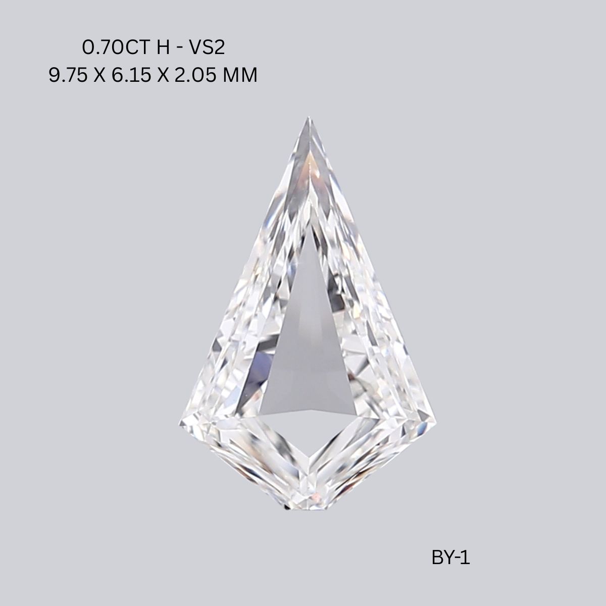 0.70 CT H VS2 KITE diamond Fancy Shape