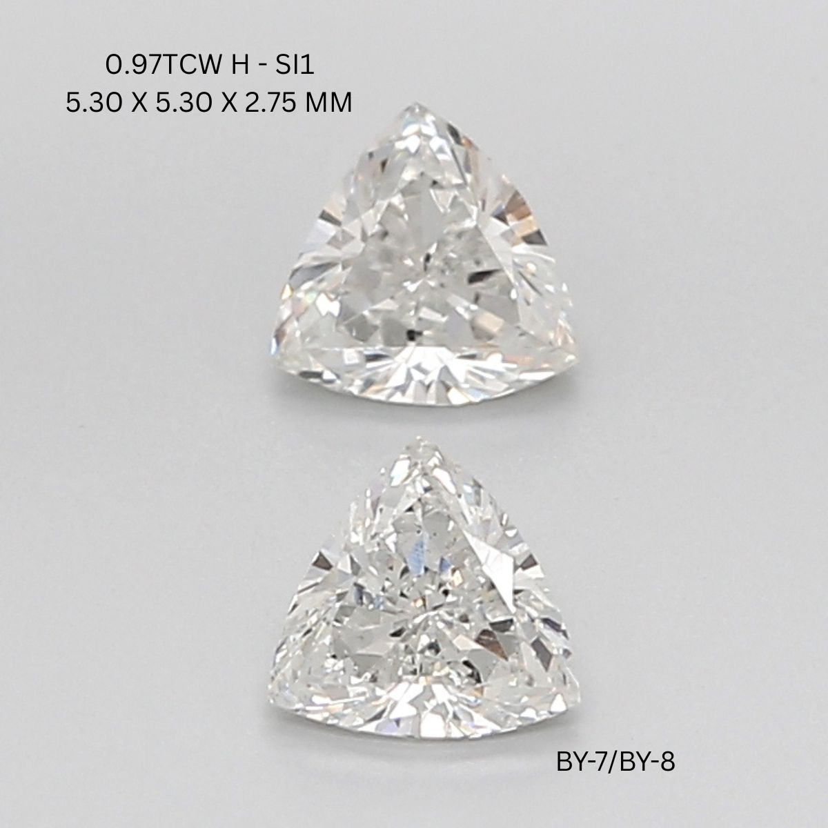 0.97 CT H SI1 TRILLIANT diamond Pairs Inventory
