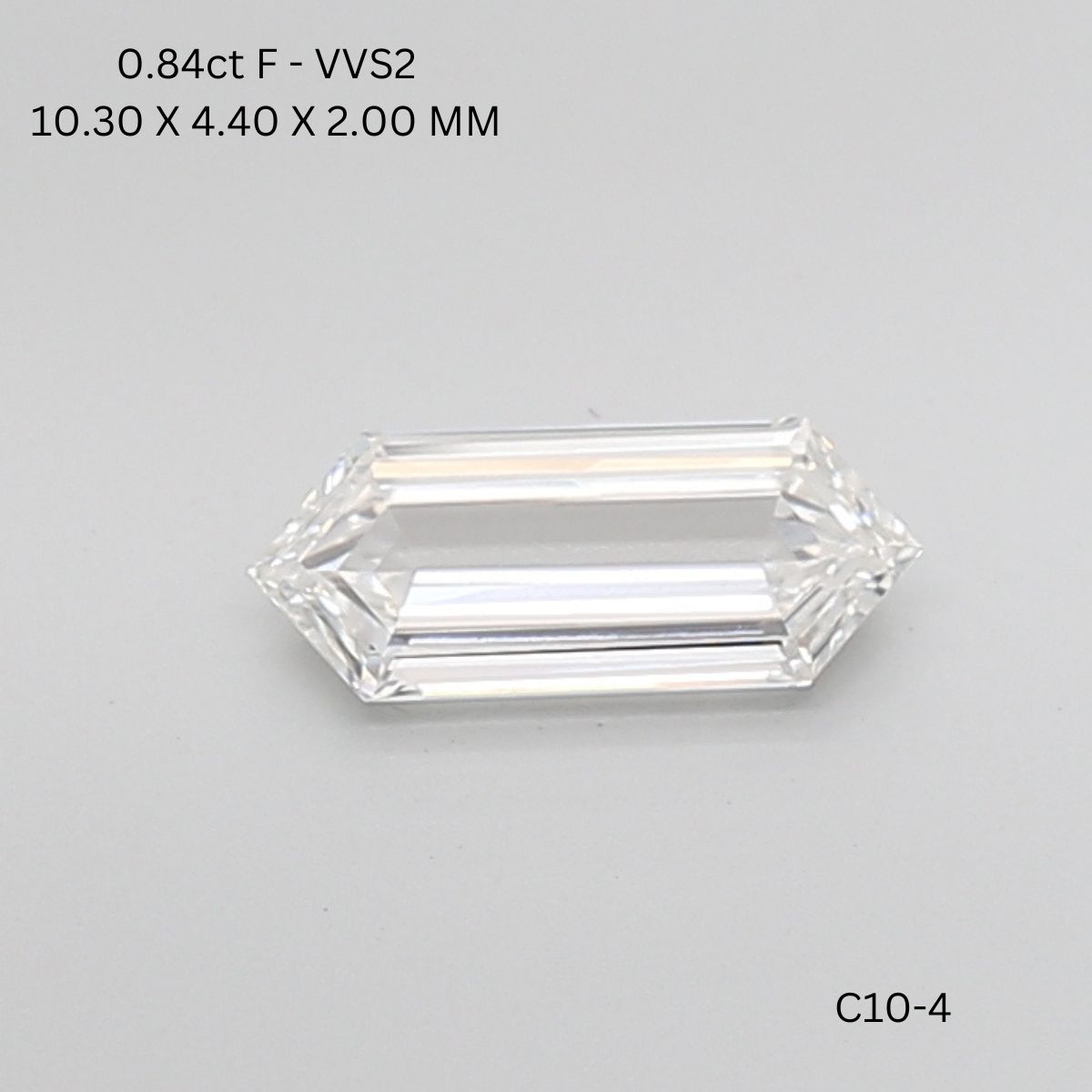 0.84 CT F VVS2 HEXAGONAL diamond Fancy Shape