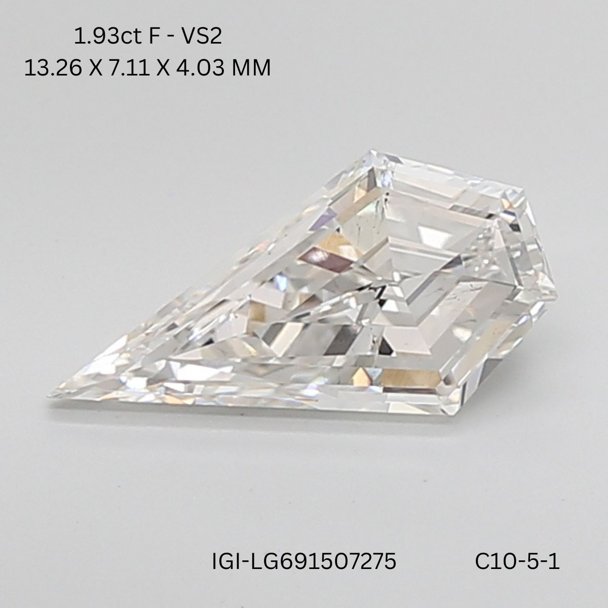 1.93 CT F VS2 DIAMOND diamond Fancy Shape