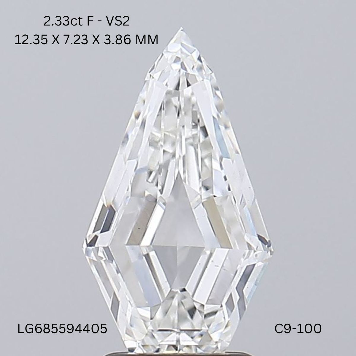 2.33 CT F VS2 DIAMOND diamond Fancy Shape