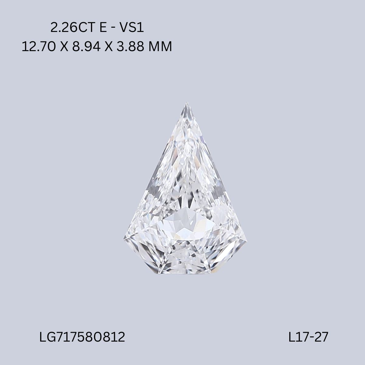 2.26 CT E VS1 DIAMOND diamond Fancy Shape