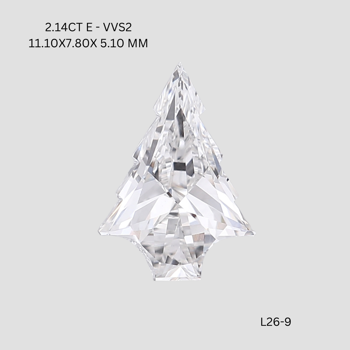 2.14 CT E VVS2 DIAMOND diamond Fancy Shape
