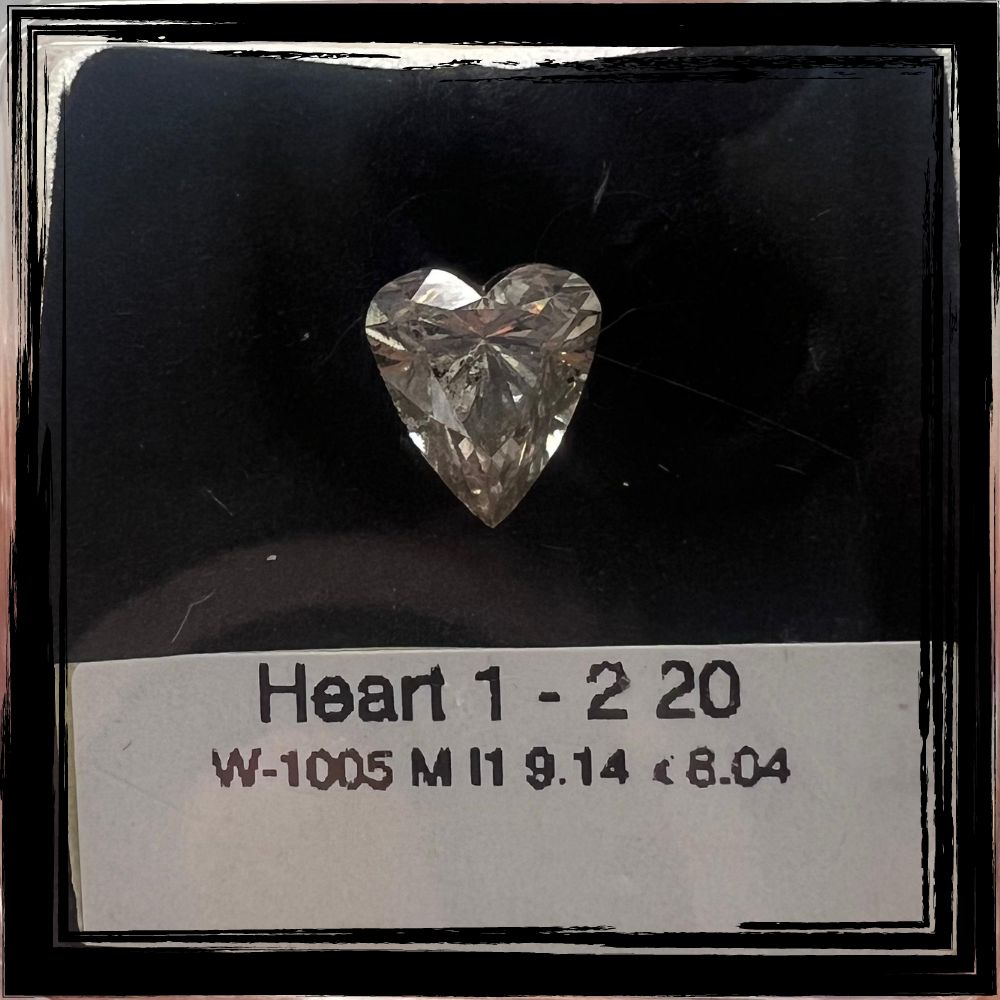 2.20 CT M I1 HEART diamond Fancy Shape