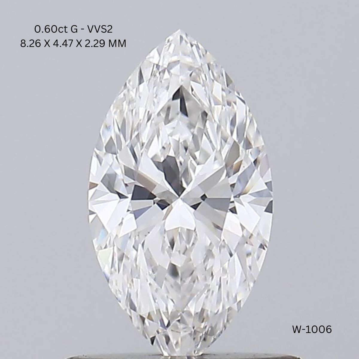 0.60 CT G VVS2 MARQUISE diamond Fancy Shape