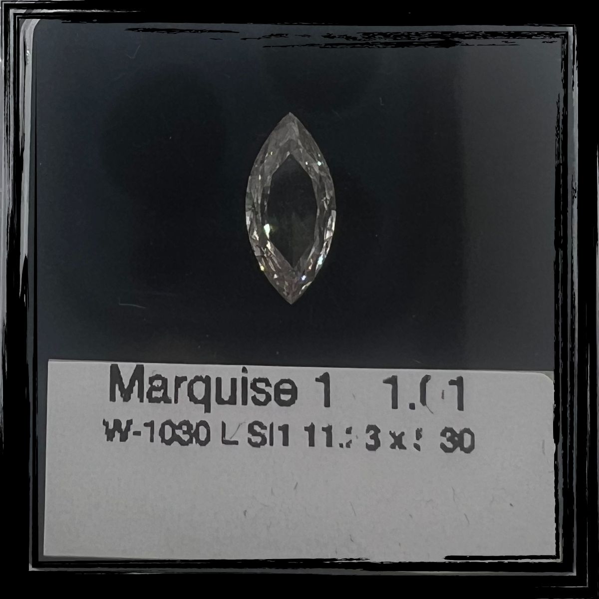 1.01 CT L SI1 MARQUISE diamond Fancy Shape